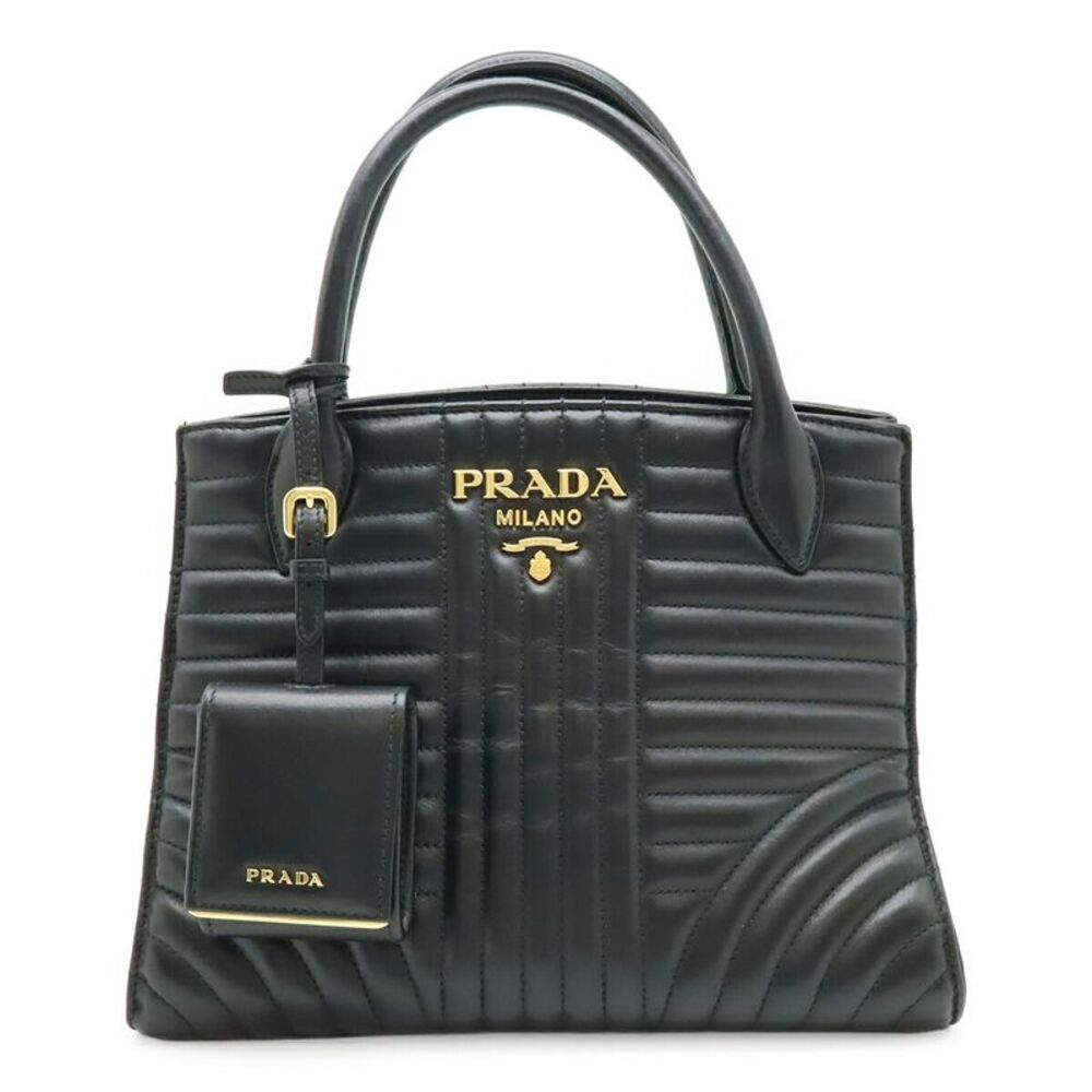 Diagram Leather Handbag